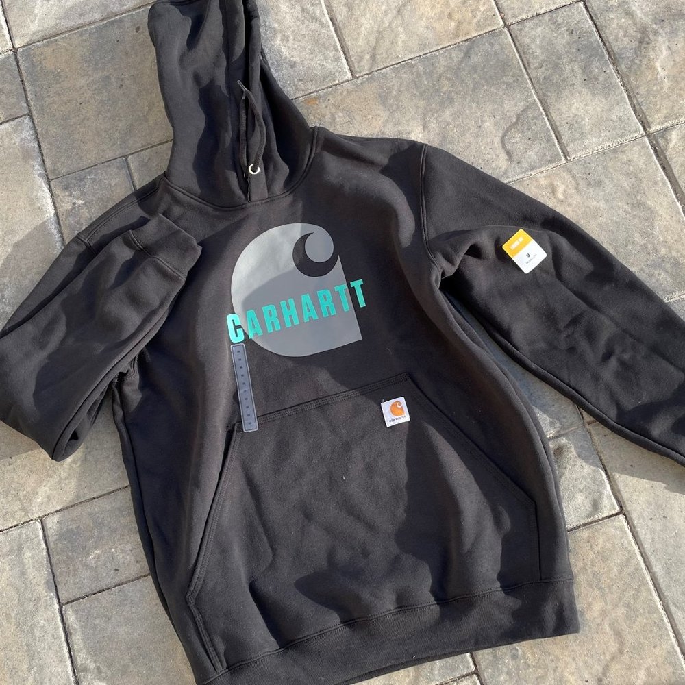Men's NWT Carhartt Black Hoodie Size Medium